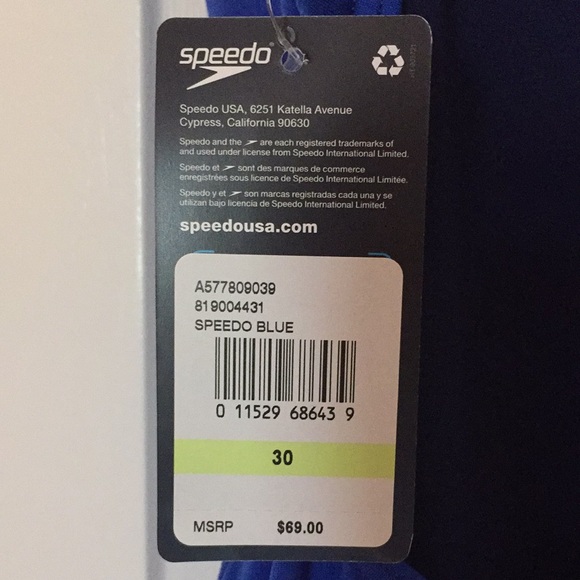 Speedo Endurance One Piece Sizes 28 and 30 Royal Blue! - Picture 3 of 6